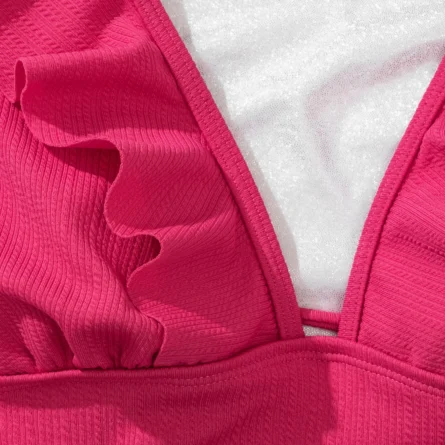 Classy Chic Ruffle One Piece Swimsuit - Image 5