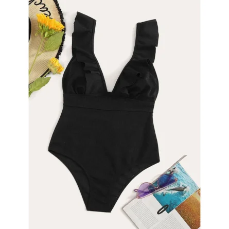 Classy Chic Ruffle One Piece Swimsuit - Image 17