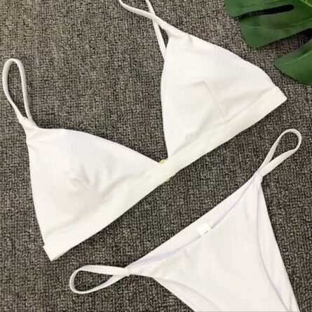 Lara Triangle Thong Bikini - Image 13