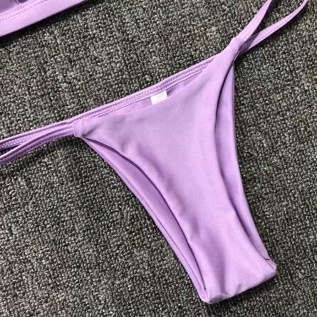 Lara Triangle Thong Bikini - Image 11