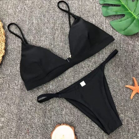 Lara Triangle Thong Bikini