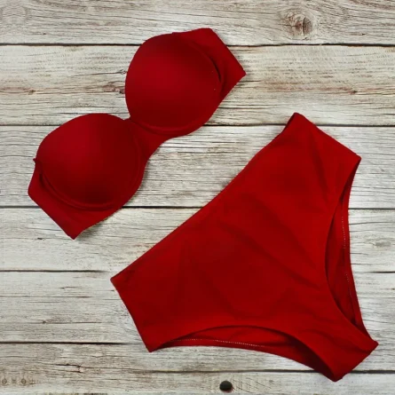 Ashley Sexy Brazilian Bandeau Push-up Bikini - Image 16