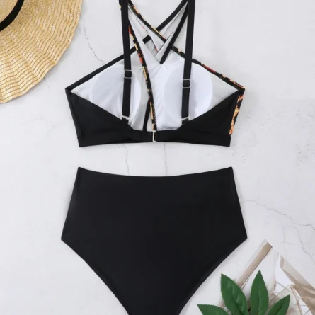 Sexy Leopard Print Bikini Plus Size Swimwear for Fuller Bust - Image 11