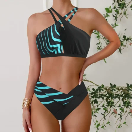 Sexy Leopard Print Bikini Plus Size Swimwear for Fuller Bust - Image 16