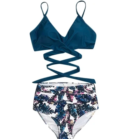Brooklyn High Waist Slimming Design Bikini - Image 43