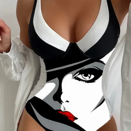 Modest Seaside One Piece Bathing Suit - Image 18