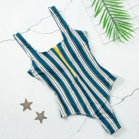 Sunset and Swim Zipper Zip Up Swimsuit - Image 11