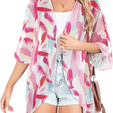 Golden Hour Bliss Kimono Cardigan - Image 12
