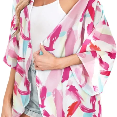 Golden Hour Bliss Kimono Cardigan - Image 11