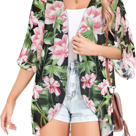 Golden Hour Bliss Kimono Cardigan - Image 16