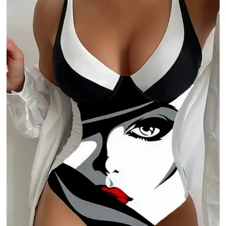 Modest Seaside One Piece Bathing Suit - Image 31