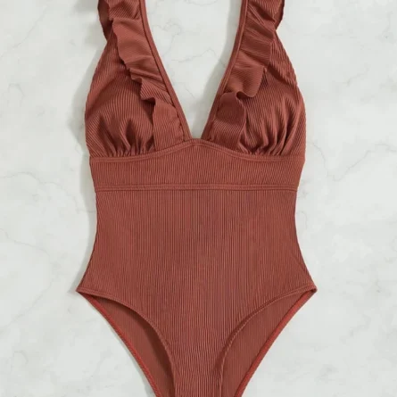 Classy Chic Ruffle One Piece Swimsuit - Image 18