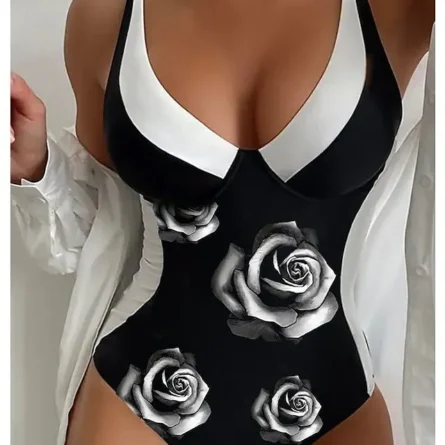 Modest Seaside One Piece Bathing Suit - Image 30