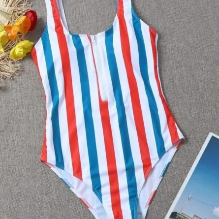 Sunset and Swim Zipper Zip Up Swimsuit - Image 30