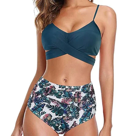 Brooklyn High Waist Slimming Design Bikini - Image 40