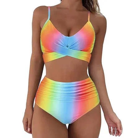 Brooklyn High Waist Slimming Design Bikini - Image 49