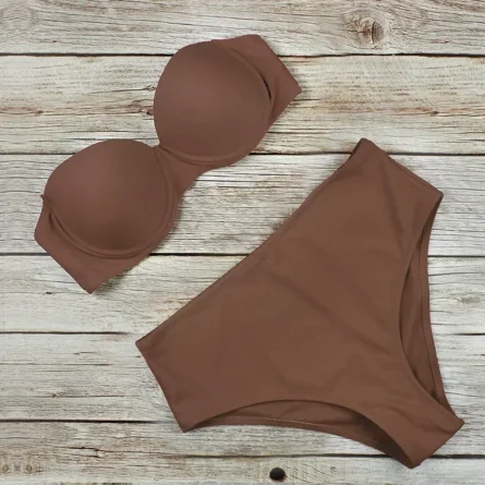 Ashley Sexy Brazilian Bandeau Push-up Bikini - Image 27