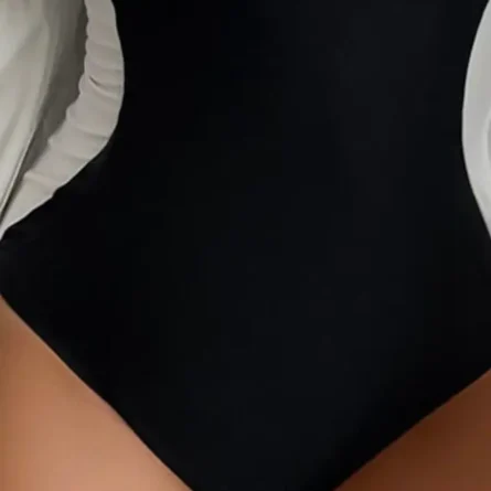Modest Seaside One Piece Bathing Suit - Image 22