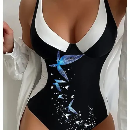 Modest Seaside One Piece Bathing Suit - Image 33