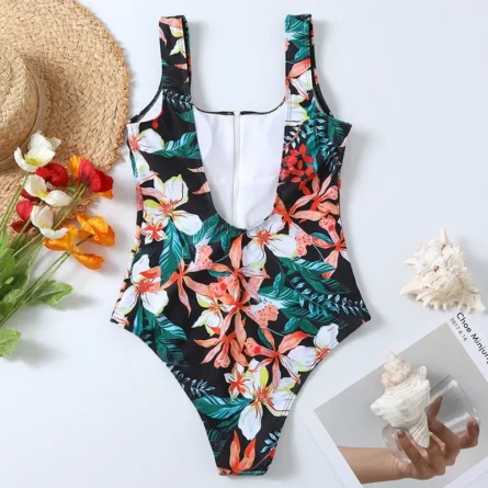 Sunset and Swim Zipper Zip Up Swimsuit - Image 41