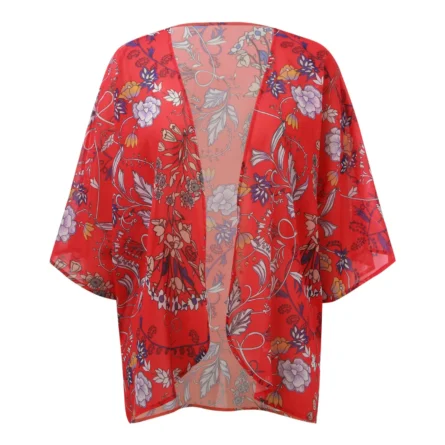 Golden Hour Bliss Kimono Cardigan - Image 3