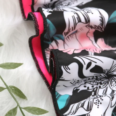Veronica Deep V-neck Ruffle Shoulders Swimsuit - Image 27