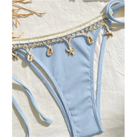 New Splicing Halter Strappy Brazilian Bikini Women Swimwear Female Swimsuit Two-pieces Bikini set Bather Bathing Suit Swim V6024 - Image 17