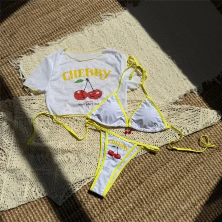 Cherry Pop 3-Piece Bikini Set - Image 11