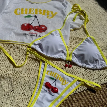Cherry Pop 3-Piece Bikini Set - Image 13