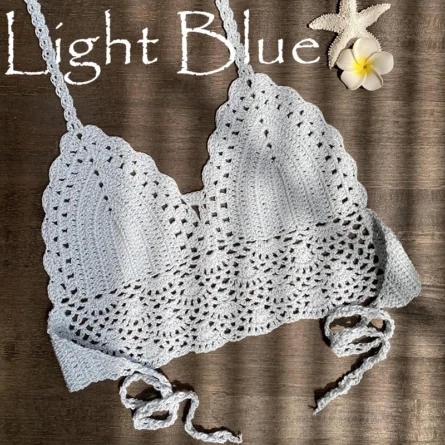 Paradise Crochet Bikini Top Crochet Beach Top - Image 17