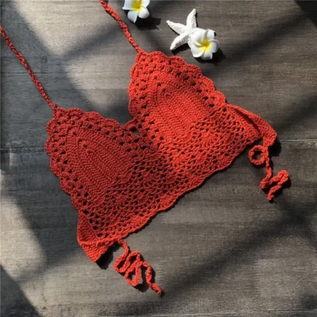 Paradise Crochet Bikini Top Crochet Beach Top - Image 9