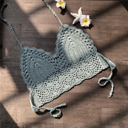 Paradise Crochet Bikini Top Crochet Beach Top - Image 7