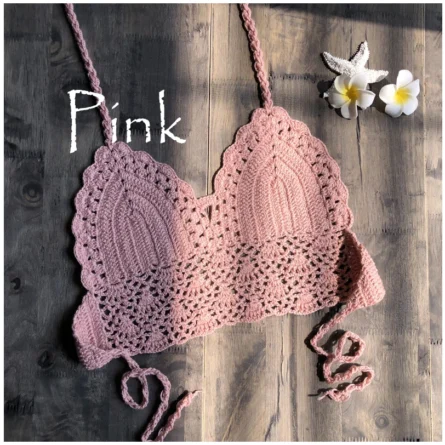 Paradise Crochet Bikini Top Crochet Beach Top - Image 13