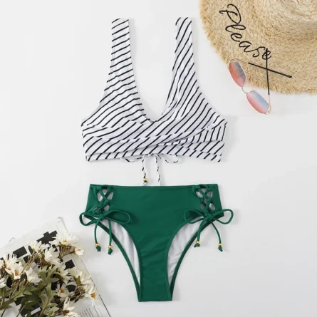Sunset and Swim High Waist Bikini Set - Image 17