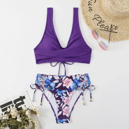Sunset and Swim High Waist Bikini Set - Image 19