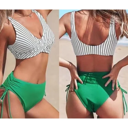 Sunset and Swim High Waist Bikini Set - Image 7