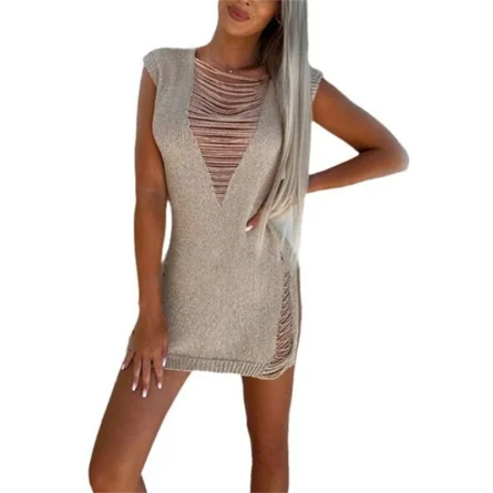 Desert Daze Crochet Beach Cover-Up Dress - Image 5