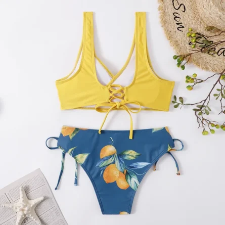 Sunset and Swim High Waist Bikini Set - Image 13