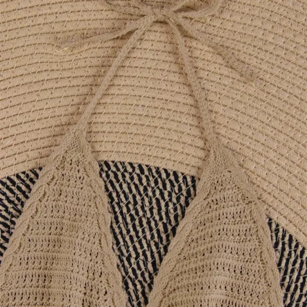 Coastal Glow Halter Crochet Cover-Up Dress - Image 25