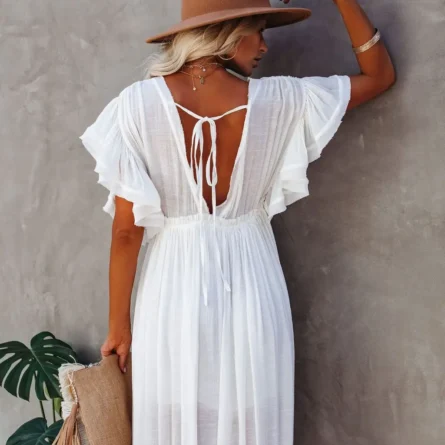 Elysa Beach Cover-up Long Tunic - Image 18