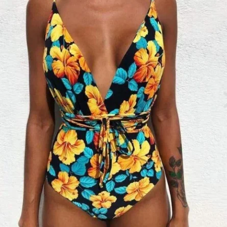 Olivia Swimsuit Multiple Ways To Tie DD+ Swimsuit