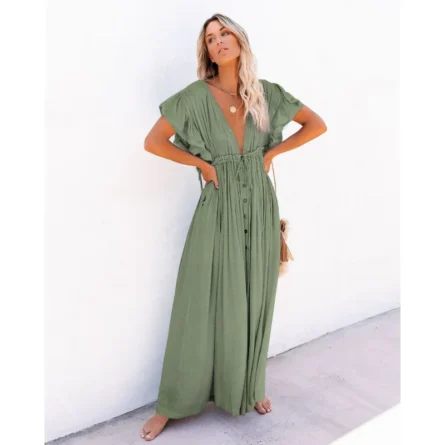 Elysa Beach Cover-up Long Tunic - Image 4