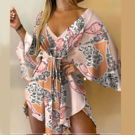 Floral Flirt Swimsuit Coverup Dress - Image 8