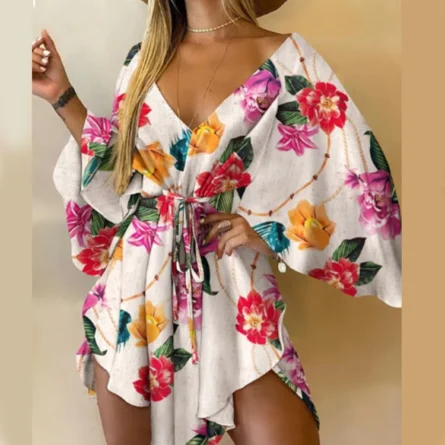 Floral Flirt Swimsuit Coverup Dress - Image 19