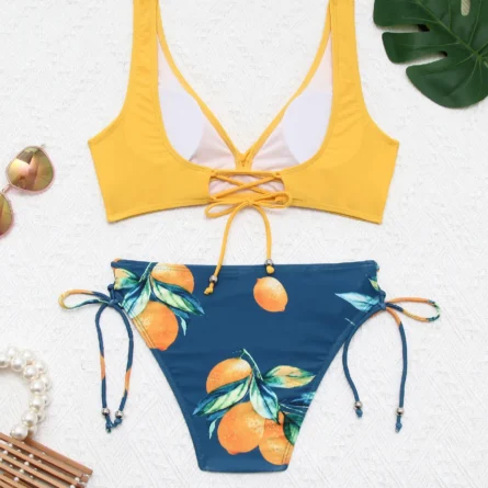 Orange Grove High Waist Bikini Set – Bild 6