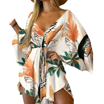 Floral Flirt Swimsuit Coverup Dress - Image 26