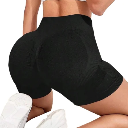 FitFemme High Waist Drawstring Sports Shorts – Bild 6