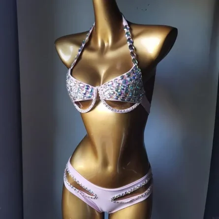 Ocean Jewel Underboob Cut Out Bikini - Image 8