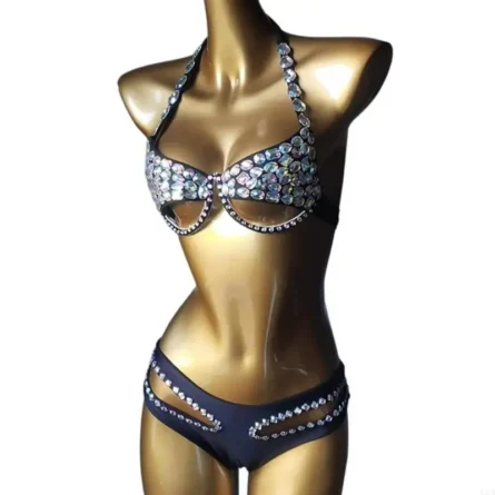 Ocean Jewel Underboob Cut Out Bikini