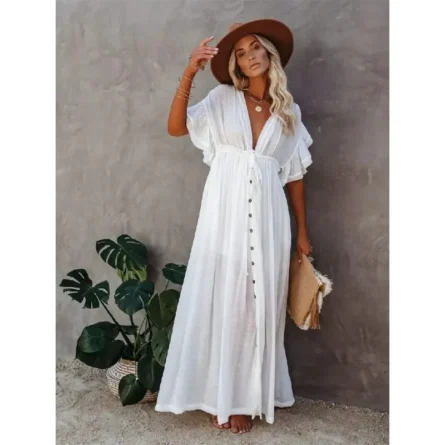 Elysa Beach Cover-up Long Tunic - Image 26
